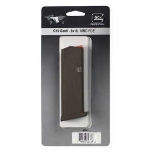 Glock 47461 G19 Gen5 9mm Luger 15 Round Polymer Flat Dark Earth Finish