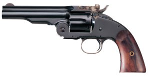 Taylor's & Co Schofield Second Model 45LC Revolver 5" Barrel Blued Walnut Grip