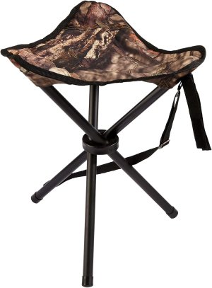 AMERISTEP AMSAMEFT1010 Tripod Stool Mossy Oak Heavy-Duty Fabric