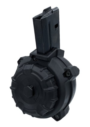 ProMag DRMA108 50rd Drum 6.8 SPC AR-15 Black Zytel Polymer