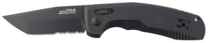 SOG SOG-TAC Auto 3.43 In Tanto D2 Steel Blade Black Handle