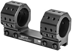 Griffin Armament GSM135H34MM Scope Mount/Ring Combo Black 34mm Tube