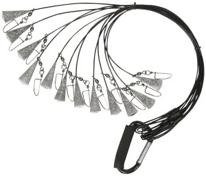 Higdon Outdoors 30321 Battleship Rig 18" Black 3oz 12-Pack Anchors