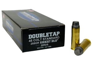DoubleTap Ammunition 45CS255HC .45 Colt 255gr SWC Hardcast 20 Rounds