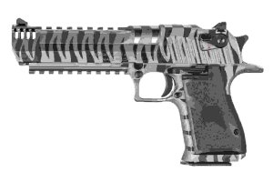 Magnum Research Desert Eagle Mark XIX 44 Magnum (Stainless w/White Tiger Stripe)