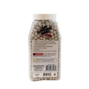 DAC 38998 Clay Slingshot Ammo 3/8 in Light Gray 1500 Count Biodegradable