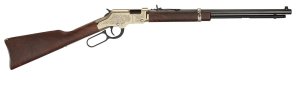 Henry H004VD4 Golden Boy Deluxe 4th Edition 17 HMR 12+1 20" Blued...
