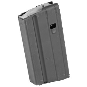 ASC 6.8 SPC 15-Round AR-15 Magazine, Stainless Steel, Black