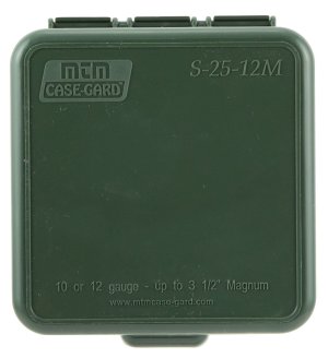 MTM Case-Gard S25-12M Shotshell Box 10/12 Gauge 25 Rd Forest Green