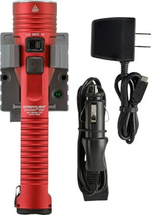 Streamlight 78121 Stinger 2020 LED Flashlight with AC/DC Charger Red