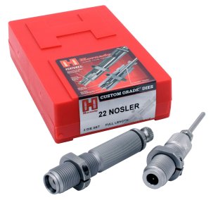 Horn Hunter 546207 22 Nosler 2 Die Set Natural Finish 7/8-14