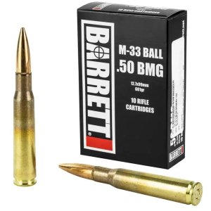 Barrett Precision Rifle Ammunition 50 BMG 660gr Solid 2800 fps 10/ct