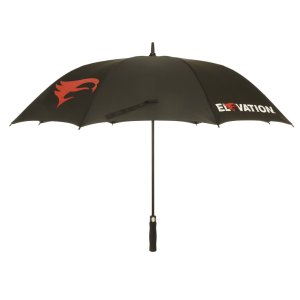 Elevation Tour Umbrella 62 In Wind & Water Resistant Black
