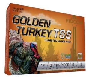 Fiocchi 123TSS9 Golden Turkey TSS 12Gauge 3" 1 5/8oz 9Shot 5 Per...