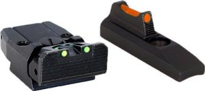 Williams Gun Sight Fire Set Ruger Mk II/III/IV 22/45 Lite Black Steel