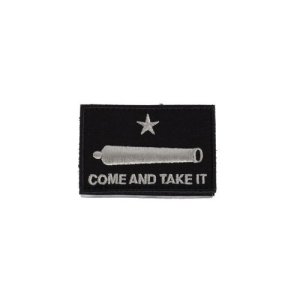 Shooting Made Easy Come and Take It Cannon Black Velcro Morale Patch