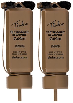 Tinks W5104 Covert Scrape Bomb Dripper 2 oz Earth Brown 2 Pack