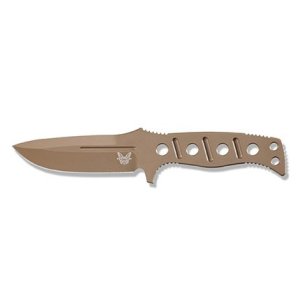 Benchmade 375FE-1 Adamas 4.2" Fixed Blade OD Green Paracord Handle