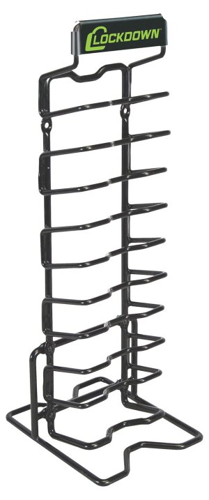 Lockdown 222972 AR-15 Magazine Rack Vinyl Coated Steel Black