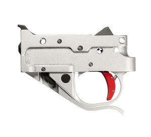 Timney 10222C16 Single-Stage Trigger 2.75 lbs Silver/Red for Ruger 10/22