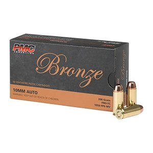 PMC 10B Bronze 10mm Auto 170gr JHP Ammo 25 Rounds