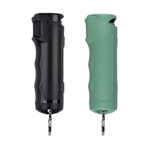 Sabre Flip Top Pepper Gel 25 Capacity Black/Sage Green