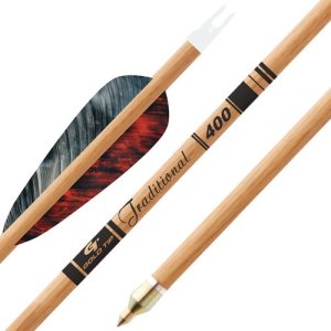 Gold Tip Traditional Arrows 400 in. Feathers 6 pk. Model: TRAD400F6