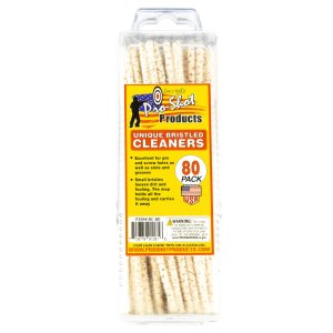 Pro-Shot Brush Bristled Cleaners 6" Cotton/Bronze Bristles 80 Pk