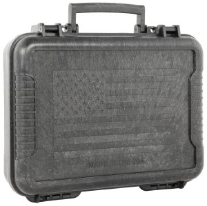 Outdoor Connection 10017 Molded Pistol Case 11" Black US Flag Design