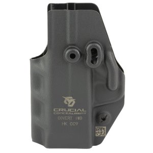Crucial Concealment Covert IWB Holster Ambidextrous Black Kydex