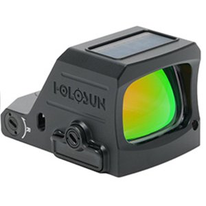Holosun HE407CX3GR Green 2MOA Dot, 7075 Aluminum, Open, Solar Shake Awake