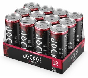 Jocko Fuel 29000 Black Cherry Vanilla Energy Drinks 12oz 12Pack