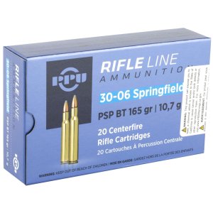 Prvi Partizan PP30062 .30-06 Springfield 165gr PSP BT Ammo 20 Rounds