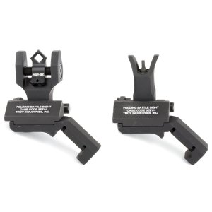 Troy Industries SSIG45SMDBT00 45 deg Offset BattleSight Set M4/Diopter Black