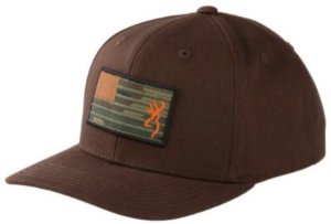 Browning BRN Cap Woodland Flag Brown 308794681