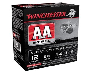 Winchester Ammo AA SteelTgt 12Ga 2.75" 1oz LF #8 - Super Sport Steel Sporting Clays