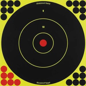 Birchwood Casey BC-34012 12 in Reactive Target Black Yellow 5 Pack