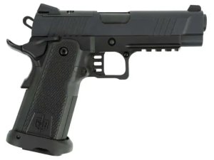 Tisas MAC 9mm 4.25" QPQ Black Cerakote 17rd Double Stack 2011 Pistol