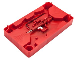 Apex Tactical Armorers Tray Polymer Red w/ Pin Punch Set