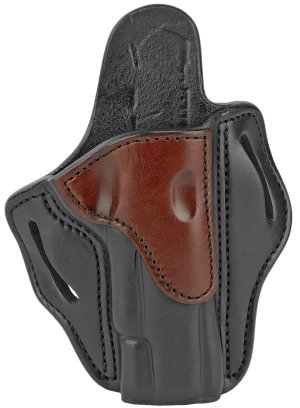 1791 Gunleather BH1-BLB-R Belt Holster, Brown/Black, RH, 1911 4" & 5"