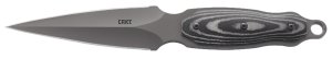 CRKT Shrill 4.77" Dual-Edge TiN Blade Knife with Sheath