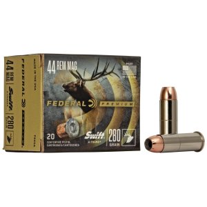 Federal Premium P44SA 44 Rem Magnum 280 Grain Swift A-Frame 20 Rounds