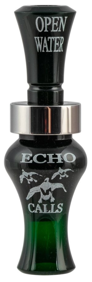 Echo 77764 Open Water Duck Call Dark Green Acrylic Single Reed Mallard