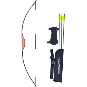 OMP Lil' John Longbow Set 10 lb 16" Right Hand with Arrows, Quiver, Case