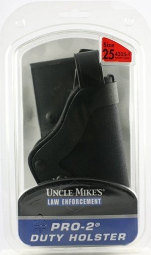 Uncle Mikes Pro-2 Dual Retention Holster for Glock 20 21 29 30 36 S&W M&P - Right Hand, Black