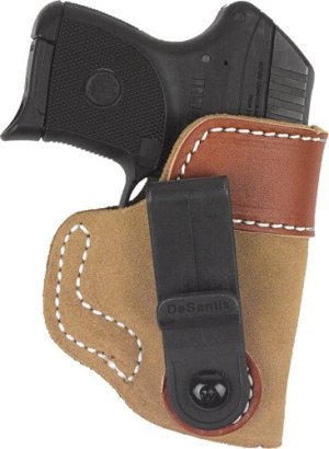 DeSantis 106N Sof-Tuck IWB RH Leather Holster Ruger LC9 Natural
