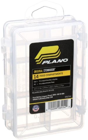 PLANO 3414 Mini Pocket Pak 14-Comp Transparent Double-Sided USA
