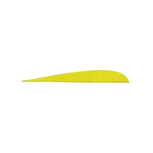 Gateway 400LPSFY-100 Parabolic Feathers Neon Yellow 4" LW 100 Pack