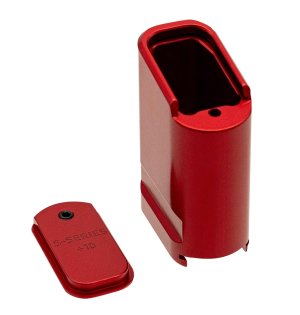 Shield Sights SAS15ME10RED 10Rd Magazine Extension Red Finish