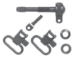 Uncle Mike's 11812 Super Swivel Remington 742 ADL Steel 1 in Black